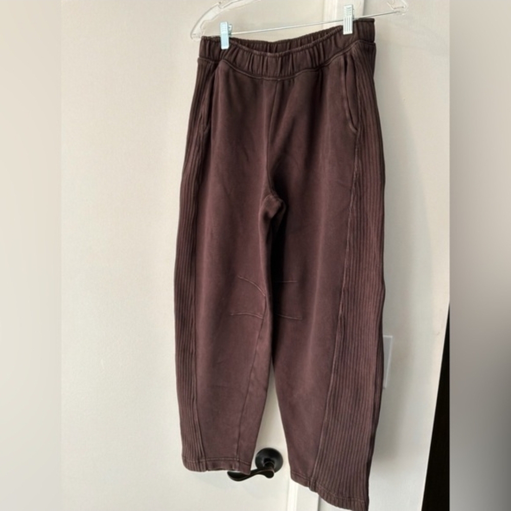 Aerie Oh Snap! Barrel Sweatpants Deep Earth